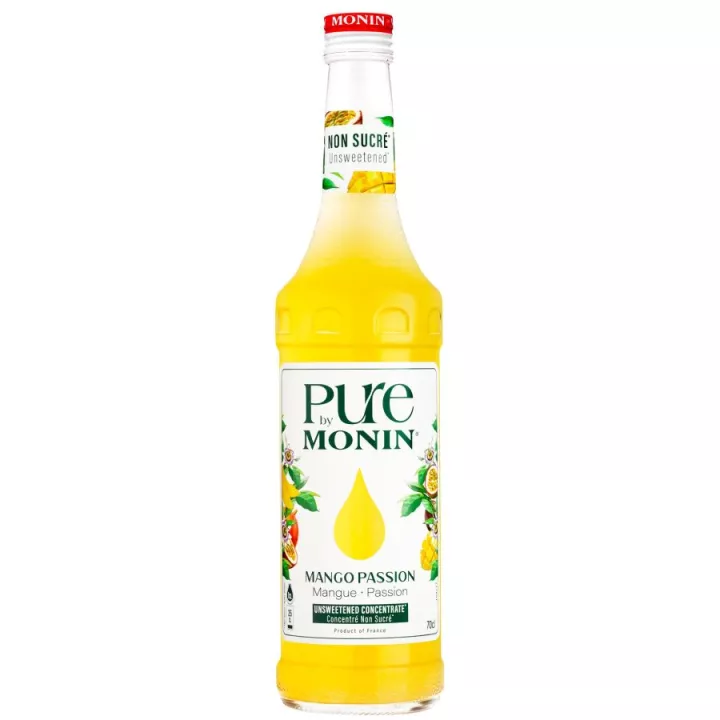 Pure by Monin Mangue Passion 70 cl Monin sans sucre ajouté