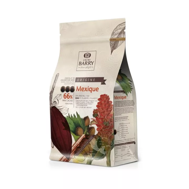 MEXIQUE (noir, cacao  66 %) "Origine rare" 1KG BARRY