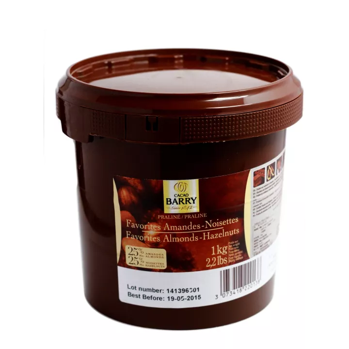 Praliné amande noisette pot de 1 kg Barry