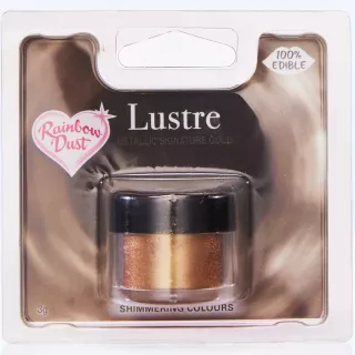 Lustre Alimentaire metallic signature gold