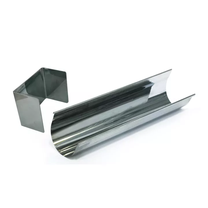 Insert Gouttière à bûche Inox 30 cm
