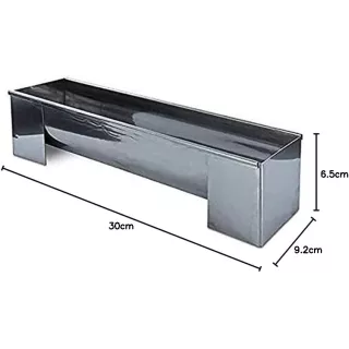 Gouttière à bûche Inox 30 cm