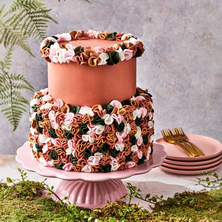 Torta Funcakes con pasta di zucchero bianca