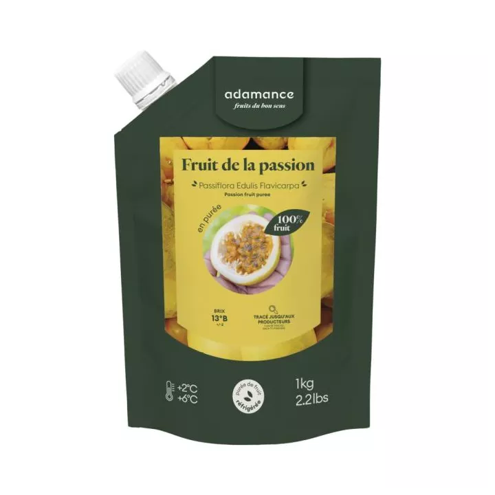 Purée de fruits de la passion Passiflora Edulis Flavicarpa