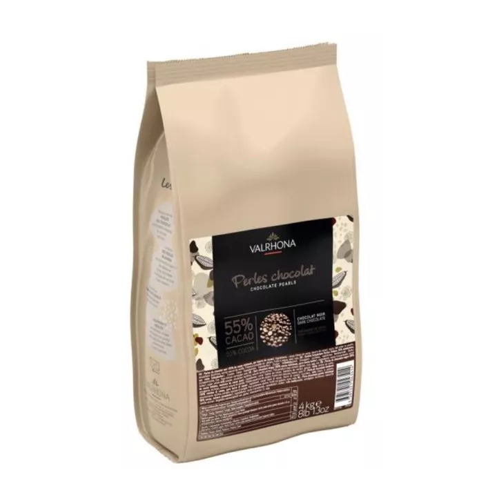 Perles de Chocolat Noir Valrhona 4 kg