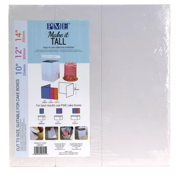 Rallonge pour boite de 25, 30 et 35 cm