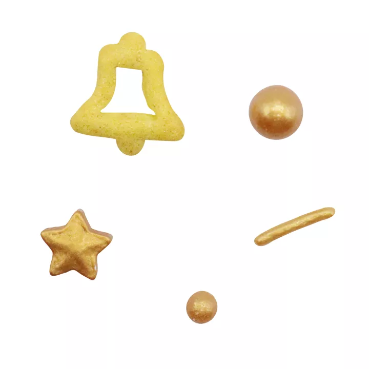 Golden Sprinkles Bells