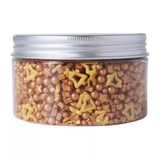 Goldene Sprinkles Glocken