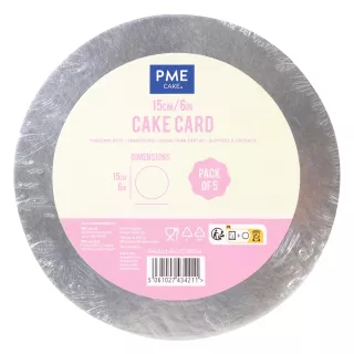 5 Cake Card 15 cm