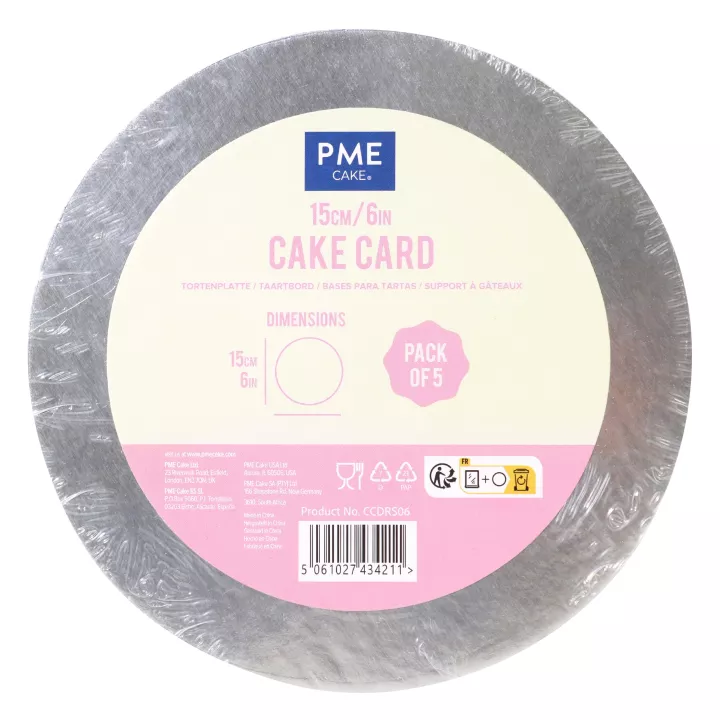 5 Cake Card 15 cm