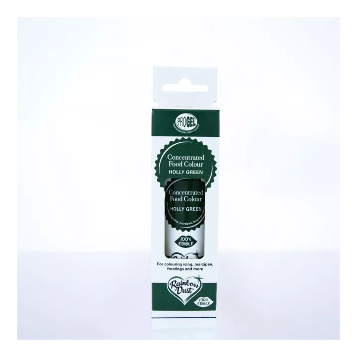 Progel colorant alimentaire gel Rainbow Dust - Vert Noël