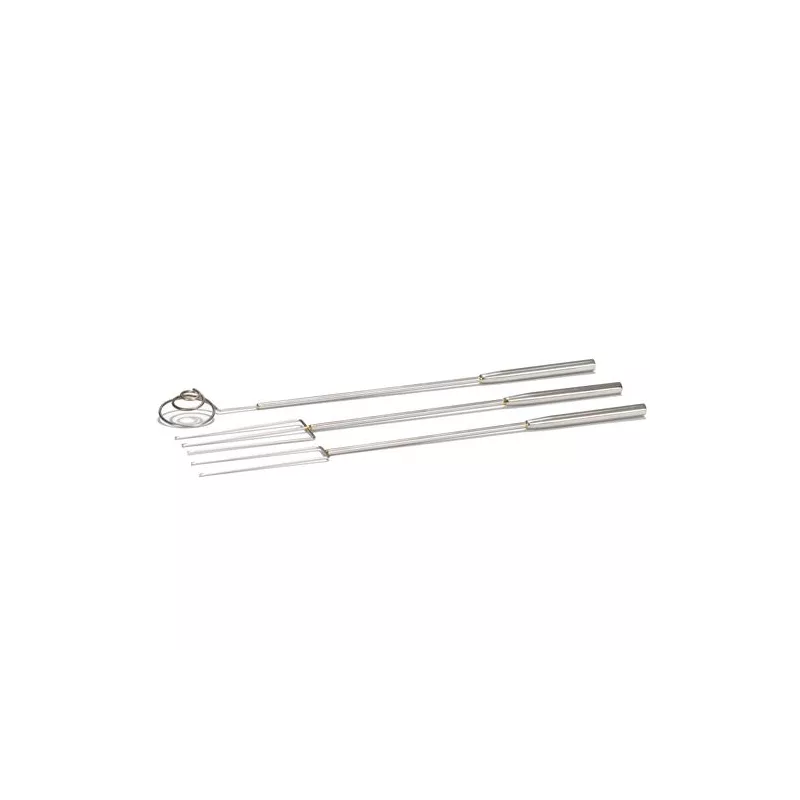 5 Fourchettes à Tremper Chocolat En Acier Inoxydable - Pour Fondue, Bonbons, Fruits - Poignée Ergonomique - Ustensile Pâtisserie DIY