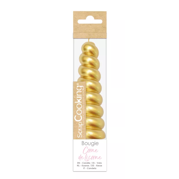 Bougie XXL corne de licorne ScrapCooking®