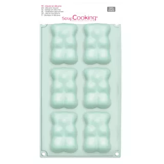 Stampo in silicone a forma di orsetto ScrapCooking 6