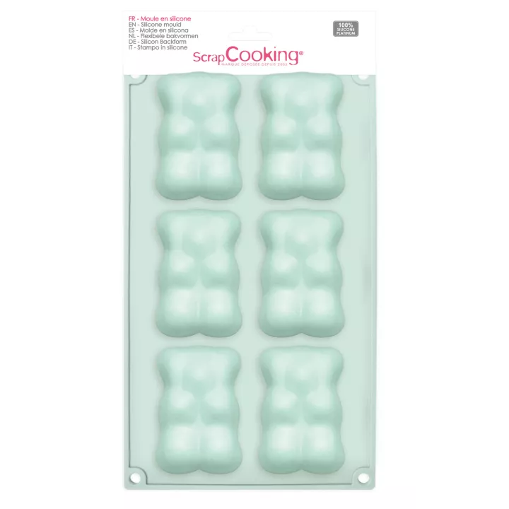 Moule silicone 6 oursons ScrapCooking®