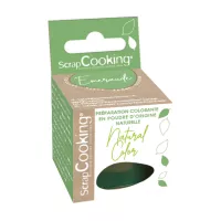 Corante alimentar natural verde esmeralda ScrapCooking