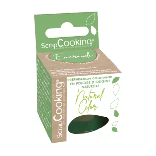 Colorant naturel Vert Emeraude 10g ScrapCooking®