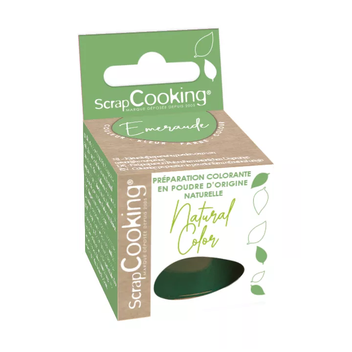 Colorant naturel Vert Emeraude 10g ScrapCooking®