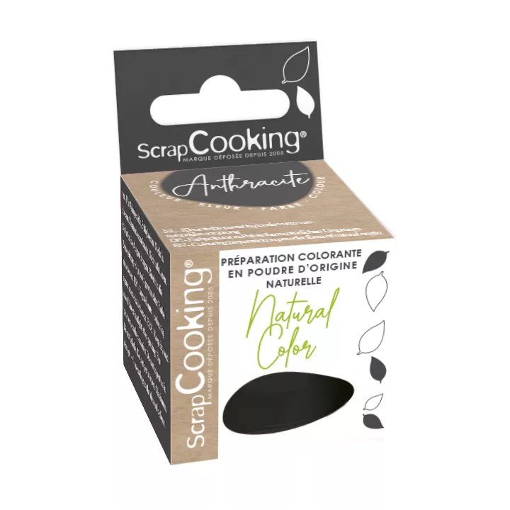 Colorant naturel noir 10g ScrapCooking®