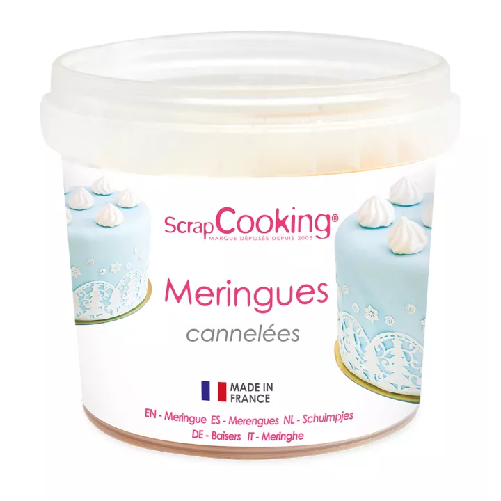 Meringues cannelées 40g ScrapCooking®