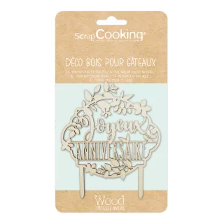 Cake topper bois Joyeux anniversaire ScrapCooking®