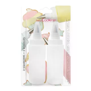 2 spremi-sac à poche e 2 beccucci per glassa ScrapCooking ®