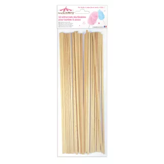 25 Bâtonnets pour barbes à papa ScrapCooking®