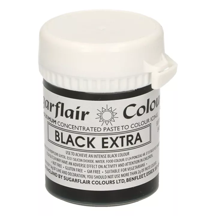 Sugarflair extra black coloring