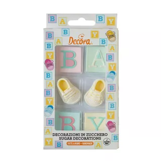 Décors en sucre baby shower