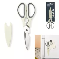 Multi-function scissors with magnetic case