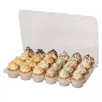 3 cajas termouticas formadas 24 muffins y pasteles de tortas