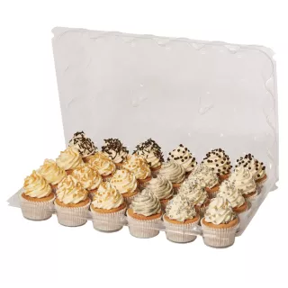 3 Boites thermo formées 24 muffins et cup cakes