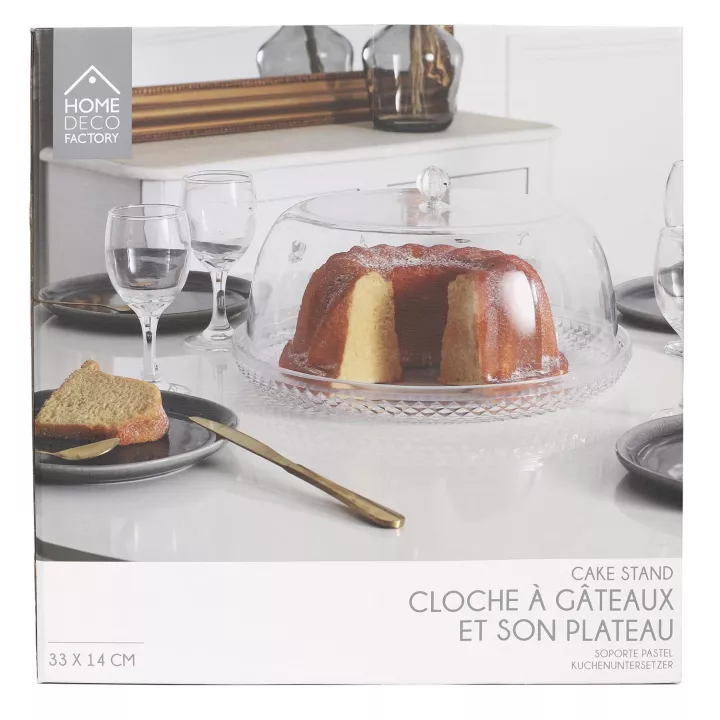 Soporte para pasteles con cúpula