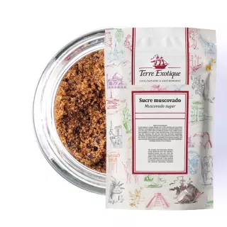  Sucre roux 1kg de canne Muscovado Terre exotique