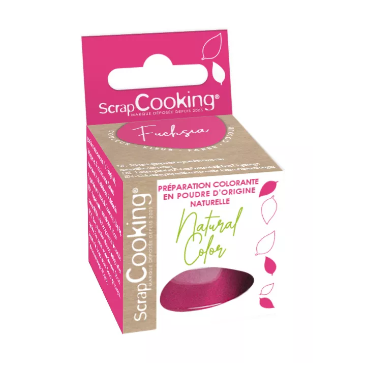 Colorant naturel fushia 10g ScrapCooking®
