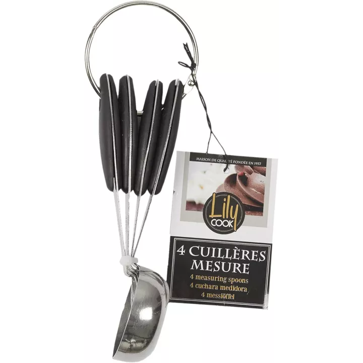 4 Cuillères mesure inox