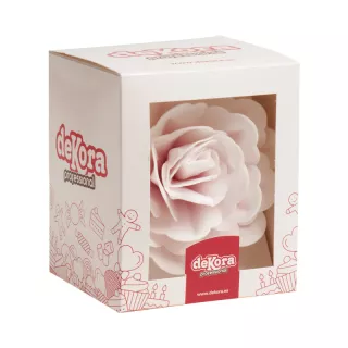 Grande rose rouge en azyme 12,5 cm