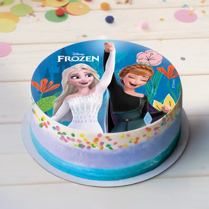 Disque en sucre Reine des neiges Frozen
