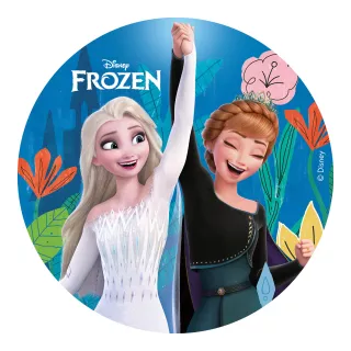 Disque en sucre Reine des neiges Frozen