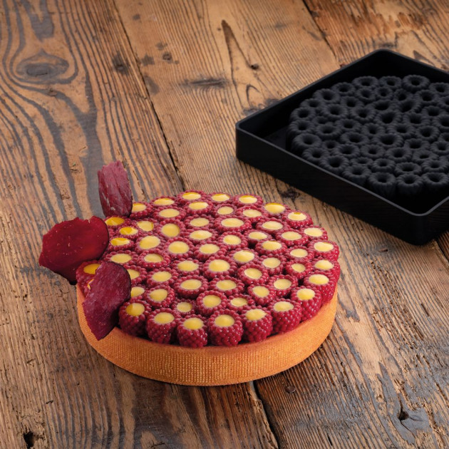 Moule Scarlet décor framboise Pavoni 
