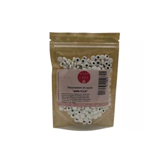 Small eyes sugar decoration