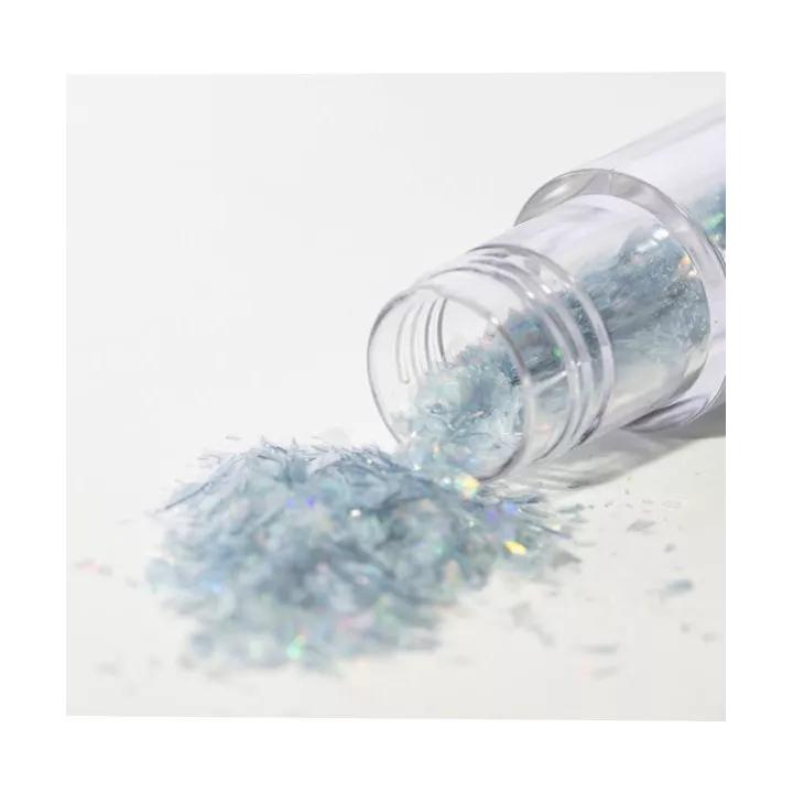 Magic Sparkles Silver Iridescent Glitter Flakes