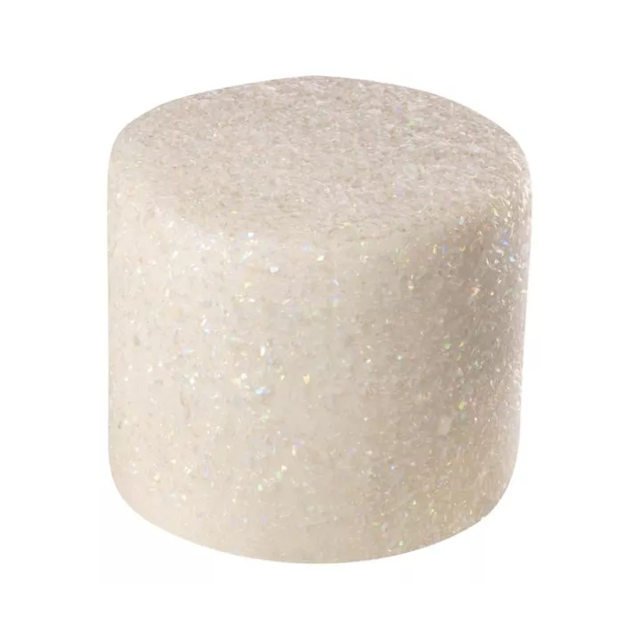 Glitter magico bianco cristallo con fiocchi scintillanti
