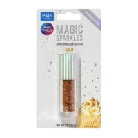 Flocos de glitter dourado iridescente Magic Sparkles