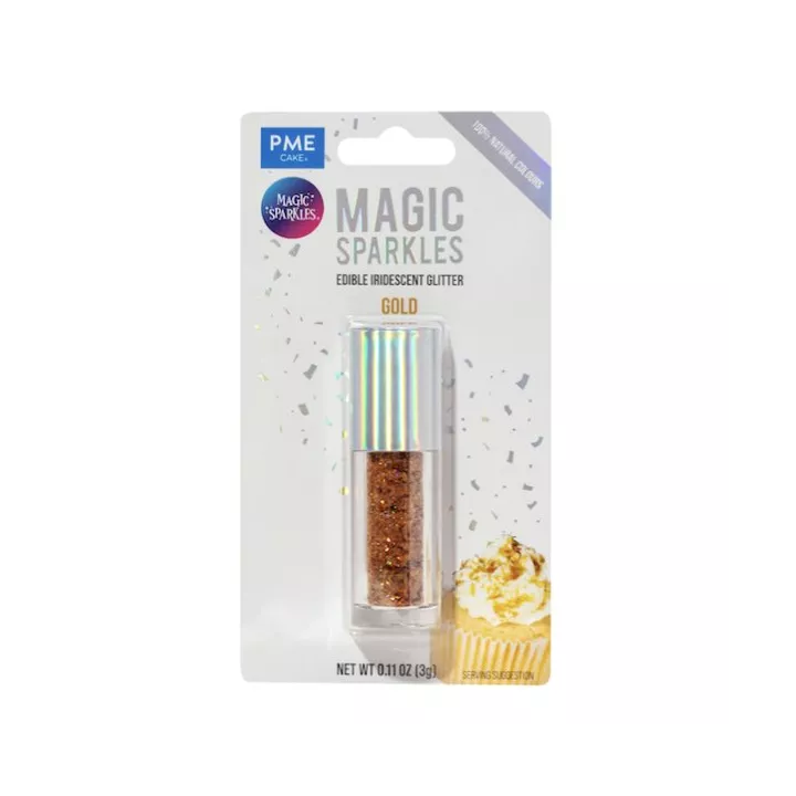 Magic Sparkles Flocons de Paillettes Or Irisée 