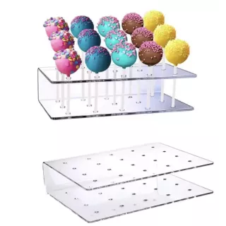 Présentoir à cake pops plexy
