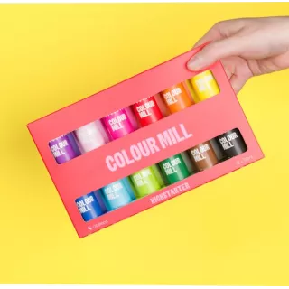 Kit di avviamento liposolubile 12 Colour Mill da 20 ml