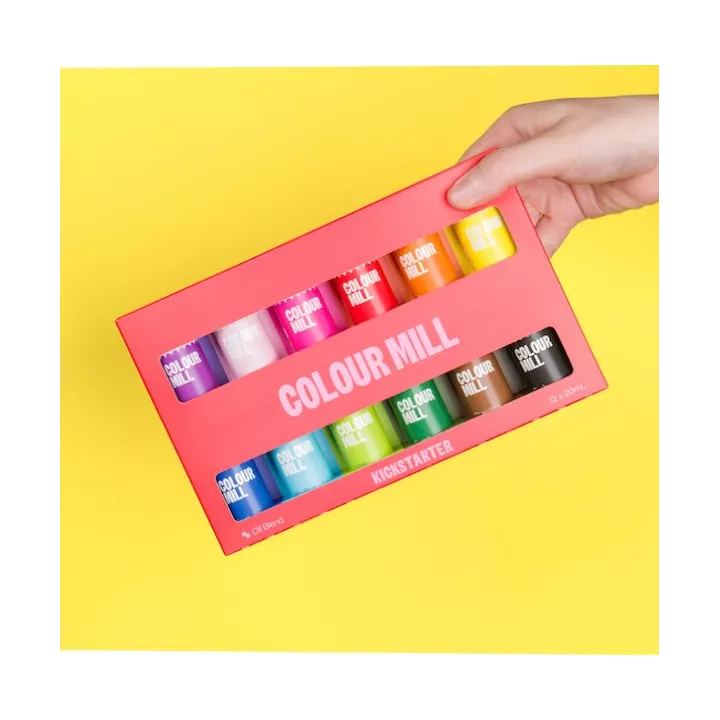 Kit de démarrage 12 Colour Mill liposoluble 20 ml