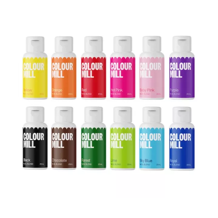 Kit de démarrage 12 Colour Mill liposoluble 20 ml