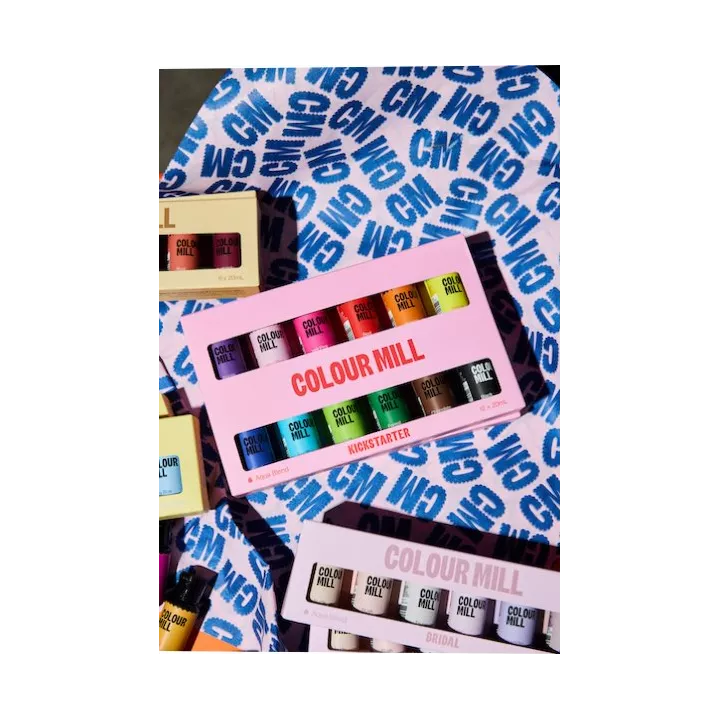 Kit de inicio de 12 tintes solubles en agua Colour Mill , 20 ml